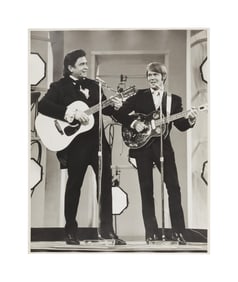 The Glen Campbell Goodtime Hour | Circa 1969 Oversized Black and White Photographs