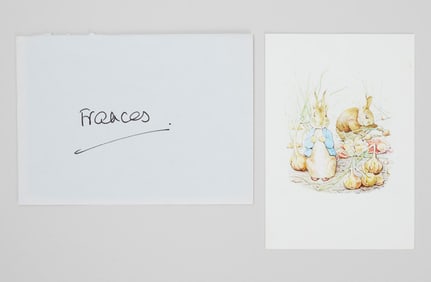Princess Diana | Signed Get Well Card