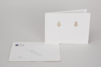 Princess Diana | 1988 Signed Holiday Card With Photo