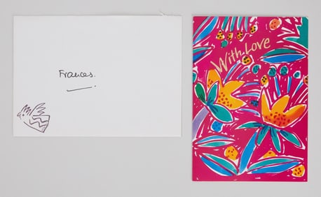 Princess Diana | Signed Birthday Card (Three Signatures, Diana, William, and Harry)