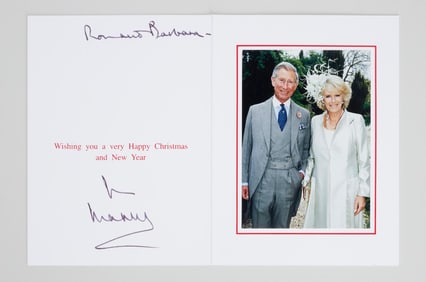 King Charles III | Signed Royal Holiday Card