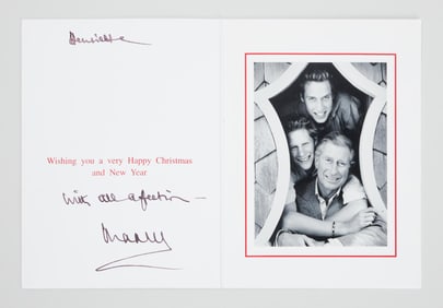 King Charles III | Signed Royal Holiday Card