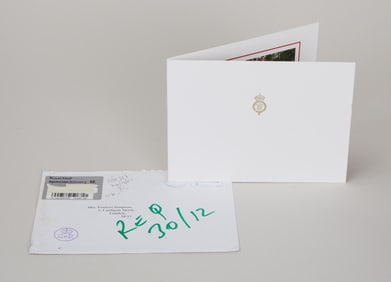King Charles III | 2002 Signed Holiday Card