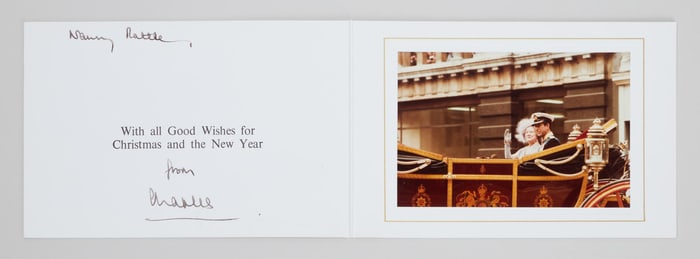 King Charles III | 1979 Signed Royal Holiday Card