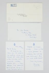 King Charles III | 1974 Signed, Handwritten Letter to Dr. Glyn Daniel