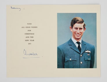 King Charles III | 1971 Signed Royal Holiday Card