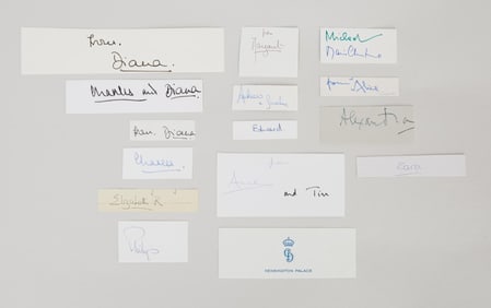 House of Windsor | Group of Royal Family Signatures