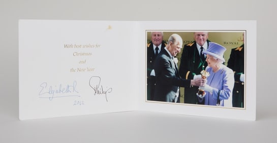 Queen Elizabeth II | 2012 Signed Christmas Card