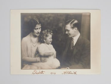 Queen Elizabeth and George VI | 1929 Signed Photograph