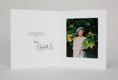 Queen Mother | 1994 Signed Christmas Card