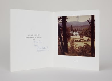 Queen Mother | 1982 Signed Christmas Card