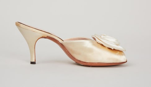 Duchess of Windsor | Sakes Fifth Avenue Satin Mules