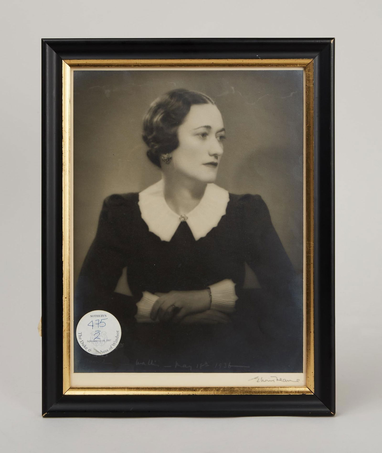 Duchess of Windsor | Photograph Portrait, May 18th, 1936 (1 of 5)