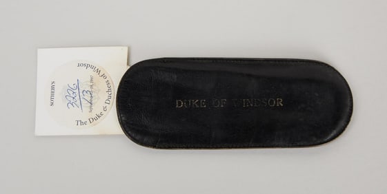 Duke Of Windsor | Monogram Leather Spectacle Case