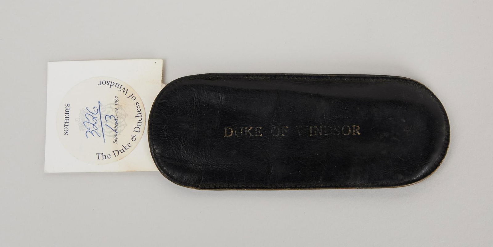 Duke Of Windsor | Monogram Leather Spectacle Case (1 of 5)