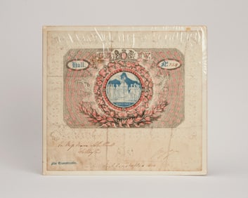 King George IV | 1821 Coronation Day Admission Card to Westminster Hall