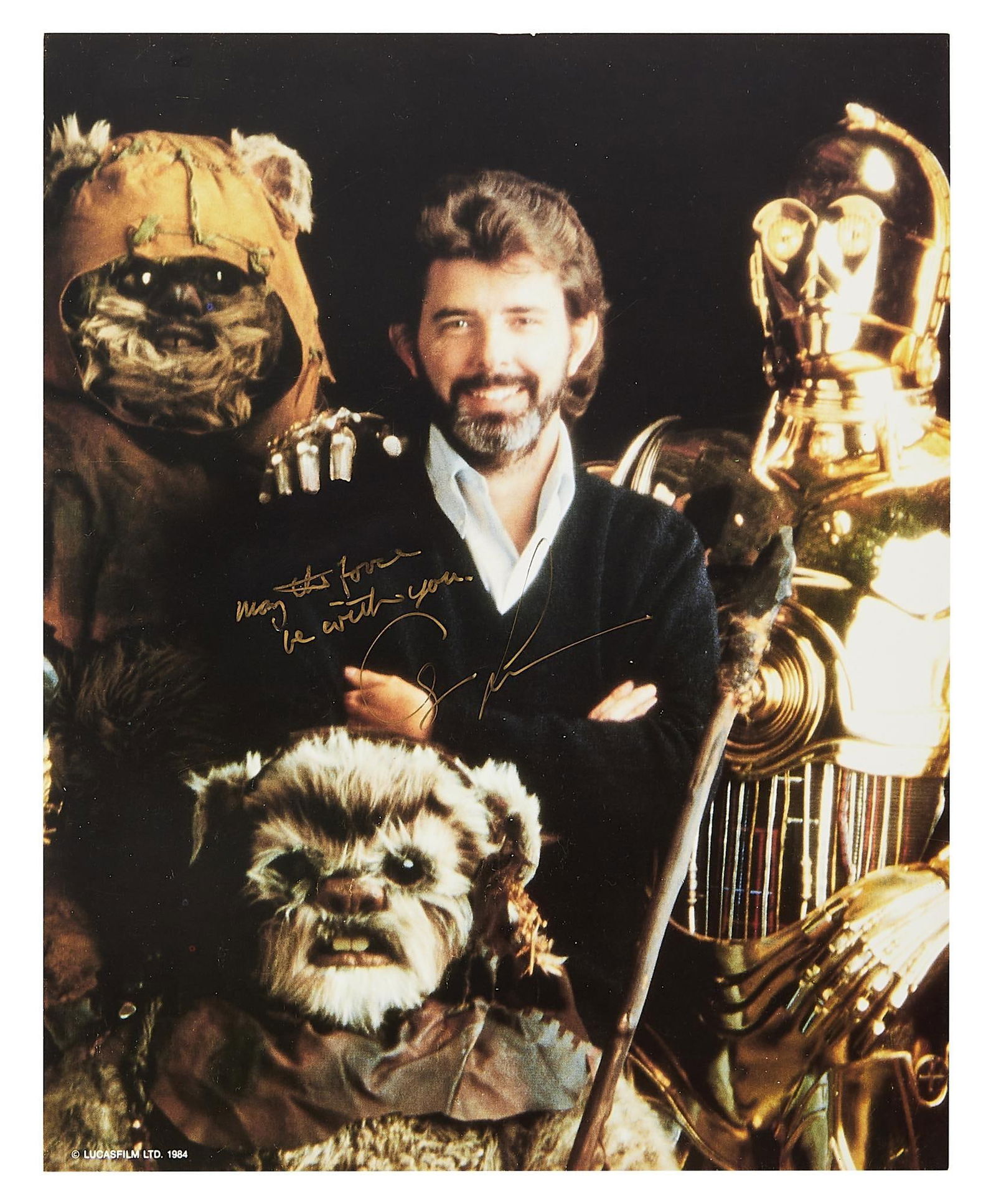 Star Wars | Signed George Lucas Photo Print