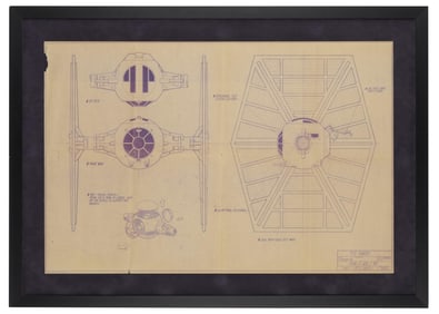 Star Wars: A New Hope | T.I.E. Fighter Blueprint by ILM