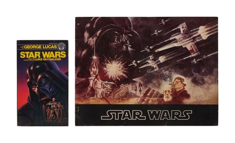 Star Wars: A New Hope | First Edition Paperback Novel with Original Theatrical Program