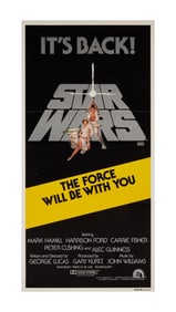 Star Wars: A New Hope | 1981 Re-Release Daybill Poster