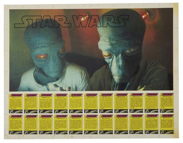 Star Wars: A New Hope | "22 Movie Facts" Topps Poster