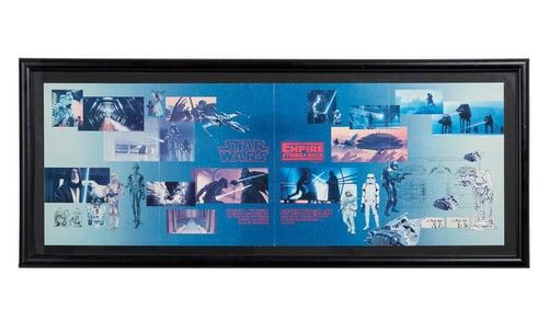 Star Wars: The Empire Strikes Back | Framed Academy Award and Theatre Bid Brochures