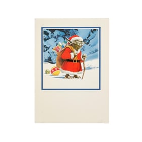 Star Wars: The Empire Strikes Back | 1983 Lucasfilm "Santa Yoda" Holiday Card