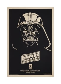 Star Wars: The Empire Strikes Back | Tenth Anniversary Advance Poster on Gold Mylar