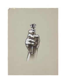 Star Wars: Return of the Jedi | Lightsaber with Hands Sketch