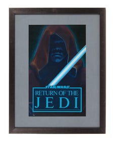Star Wars: Return of the Jedi | Framed "Master Luke with Lightsaber" Poster Mock-Up Artwork with