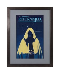 Star Wars: Return of the Jedi | Framed "Master Luke" Poster Mock-Up Artwork with Sketches