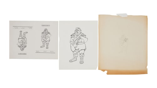 Star Wars: Return of the Jedi | Gamorrean Guard Brand Guide Sketch with Cel and Print