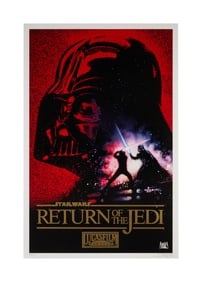 Star Wars: Return of the Jedi | 10th Anniversary Advance Film Poster - Gold Foil Fan Club Logo