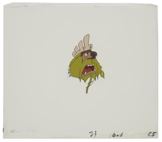 Ewoks: The Animated Series | "King Gorneesh" Animation Cel