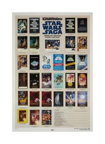 Star Wars | L'Affiche "Star Wars Saga" American One-Sheet Poster Checklist