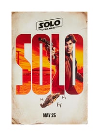 Solo: A Star Wars Story | Six Recalled Advance Posters