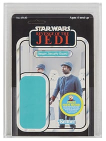 Star Wars: Revenge of the Jedi | 1983 Kenner Bespin Security Guard Card Back Proof