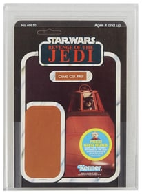 Star Wars: Revenge of the Jedi | 1983 Kenner Cloud Car Pilot Card Back Proof