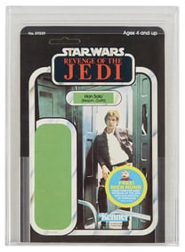 Star Wars: Revenge of the Jedi | 1983 Kenner Han Solo (Bespin Outfit) Card Back Proof