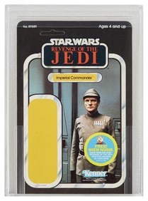 Star Wars: Revenge of the Jedi | 1983 Kenner Imperial Commander Card Back Proof
