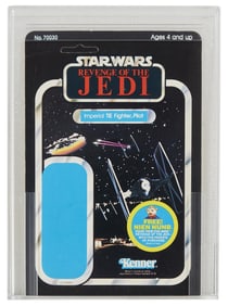 Star Wars: Revenge of the Jedi | 1983 Kenner Imperial Tie Fighter Pilot Card Back Proof