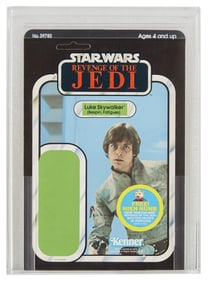 Star Wars: Revenge of the Jedi | 1983 Kenner Luke Skywalker (Bespin Fatigues) Card Back Proof