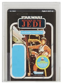 Star Wars: Revenge of the Jedi | 1983 Kenner Luke Skywalker (X-Wing Fighter Pilot) Card Back Proof