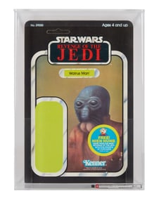 Star Wars: Revenge of the Jedi | 1983 Kenner Walrus Man Card Back Proof