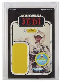 Star Wars: Revenge of the Jedi | 1983 Kenner Han Solo (Hoth Battle Gear) Card Back Proofoof