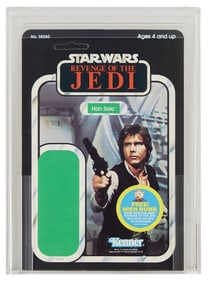 Star Wars: Revenge of the Jedi | 1983 Kenner Han Solo Card Back Proof