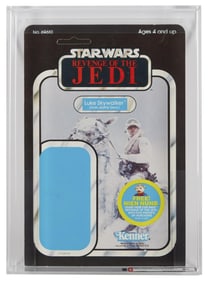 Star Wars: Revenge of the Jedi | 1983 Kenner Luke Skywalker (Hoth Battle Gear) Card Back Proof