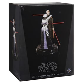 Star Wars | Asajj Ventress & Count Dooku Statue
