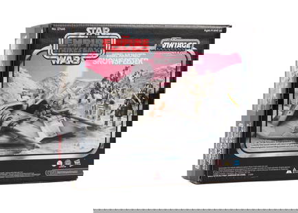 Star Wars | Hasbro Vintage Collection Rebel Armored Snowspeeder: Rebel Armored Snowspeeder 3.75 inch scale vehicle from Hasbro's modern "The Vintage Collection" line of Star Wars toys, circa 2010. Proceeds from this auction support the initiative to b