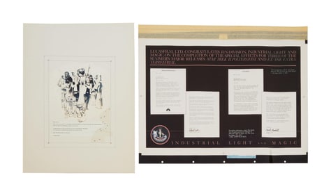 Lucasfilm | "E.T." and ILM Congratulatory Trade Ads Mock-Ups